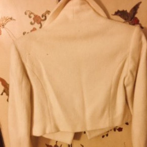 81st and Park Wool Ivory Bolero Jacket - Picture 3 of 10